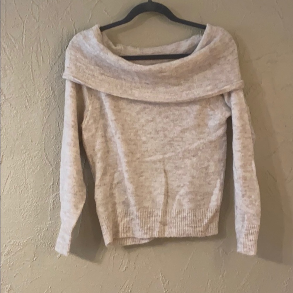 Off the shoulder sweater